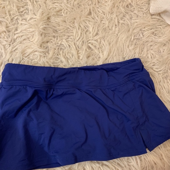 Navy Blue Swim Skirt - Picture 2 of 2